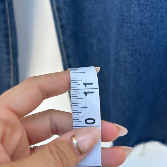 Anthropologie Habitual Wide Leg Denver Cropped Jeans 28 Raw Hem 6 Pants Denim - Picture 10 of 10